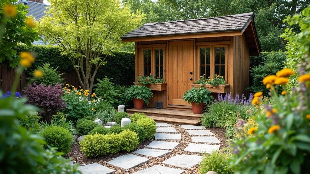 10 Shed Landscaping Ideas to Blend Storage Into the Yard