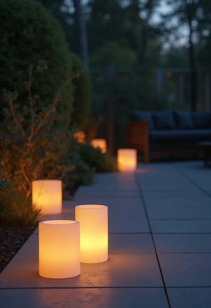 10 Small Zen Patio Ideas for a Calm Minimal Retreat - 7. Minimalist Lanterns