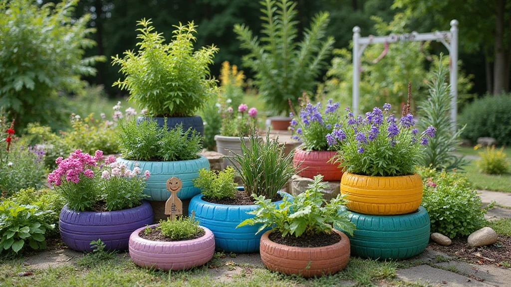 10 Tyre Planter Ideas for Budget Friendly Backyard Style