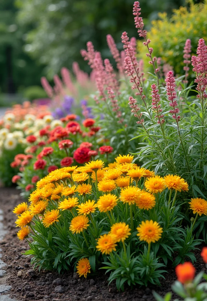 12 Backyard Flower Garden Ideas for Color All Season - 1. The Perennial Palette