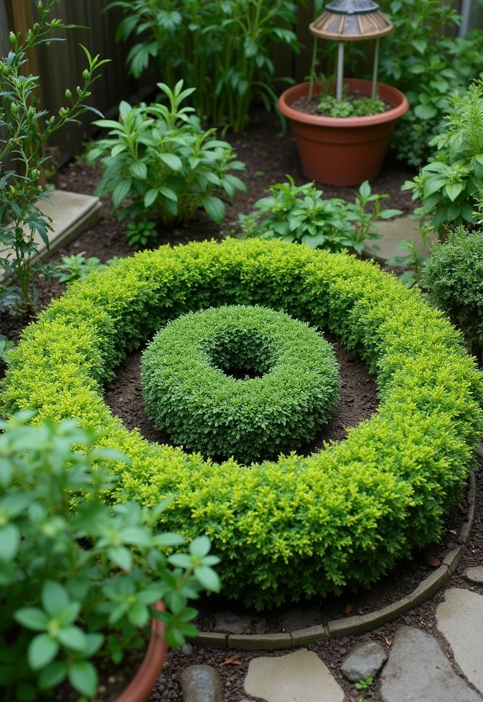 12 Backyard Patio Ideas on a Budget for Smart Upgrades - 8. Herb Spiral