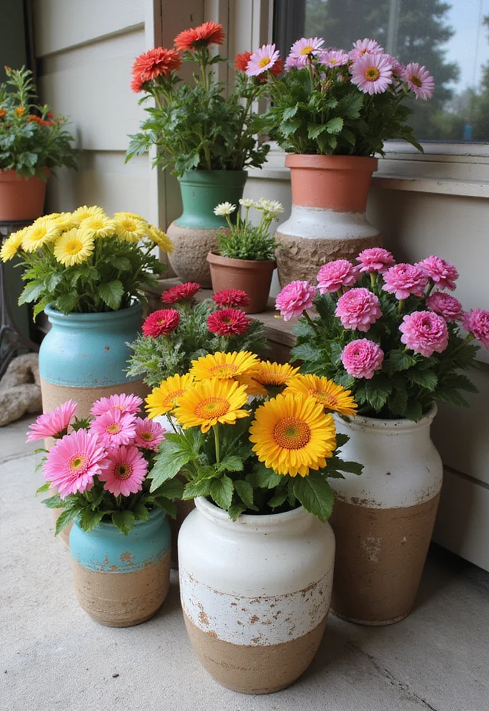 12 Flower Planter Box Ideas for Easy Seasonal Color 45 12 Flower Planter Box Ideas for Easy Seasonal Color - 5. Upcycled Container Garden