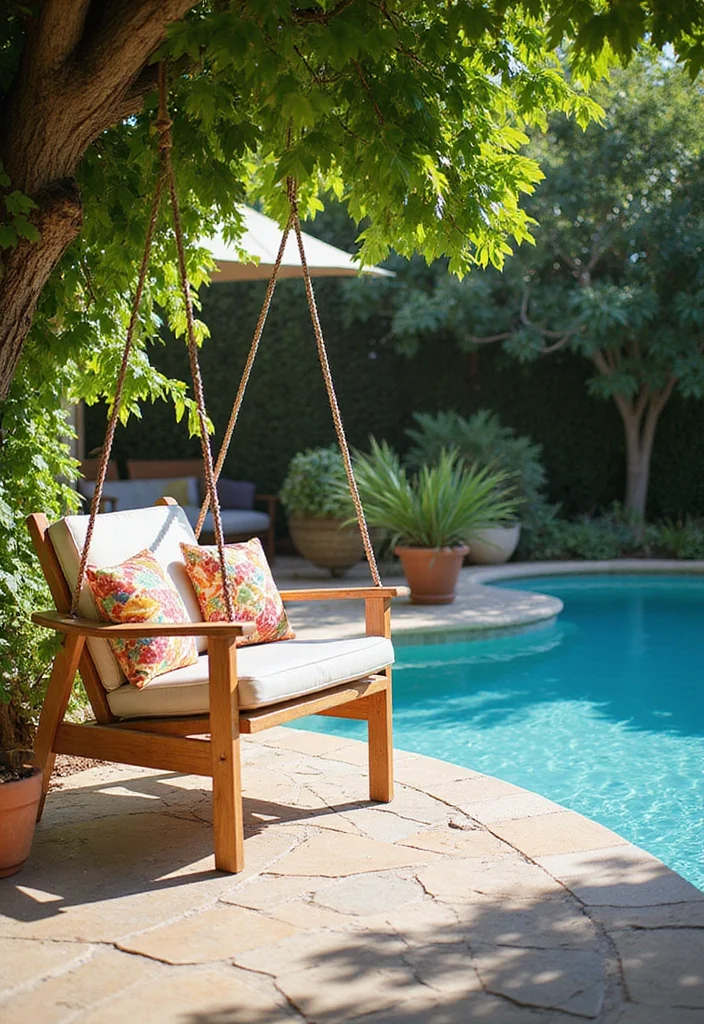 12 Patio Around Pool Ideas for a Clean Relaxing Finish - 5. Eco-Friendly Furniture