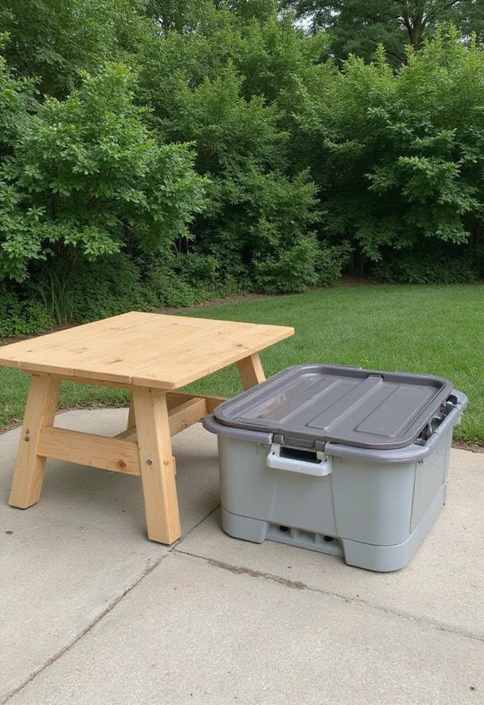 12 Patio Furniture Ideas for Comfortable Outdoor Living - 10. Multi-Purpose Furniture