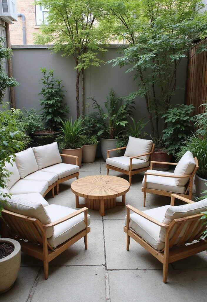 12 Patio Furniture Ideas for Comfortable Outdoor Living - 7. Compact and Modular Designs