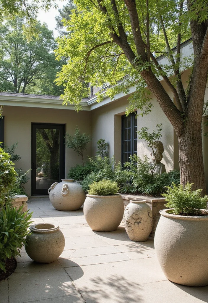 12 Patio Furniture Ideas for Comfortable Outdoor Living - 9. Nature-Inspired Accessories