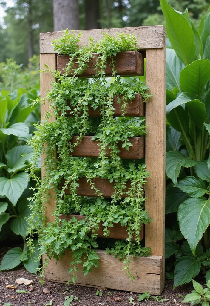 12 Planter Box Ideas for Simple and Stylish Displays - 2. Vertical Pallet Planter
