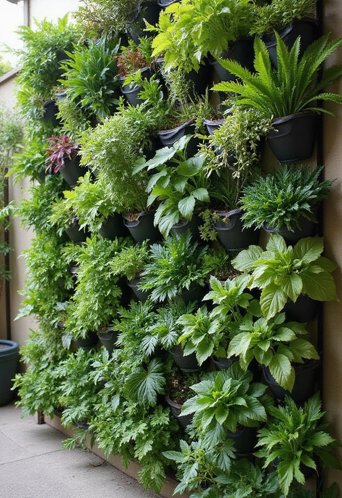12 Planter Box Ideas for Simple and Stylish Displays - 4. Vertical Garden Wall