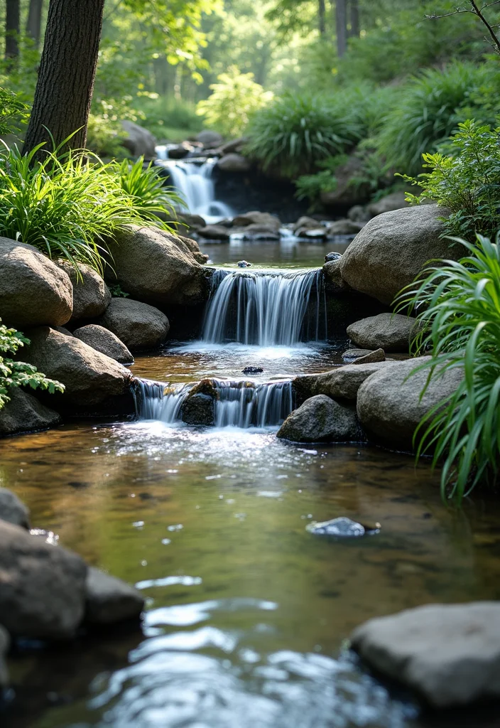 12 Sloped Front Yard Landscaping Ideas for Better Curb Appeal - 4. Water Features