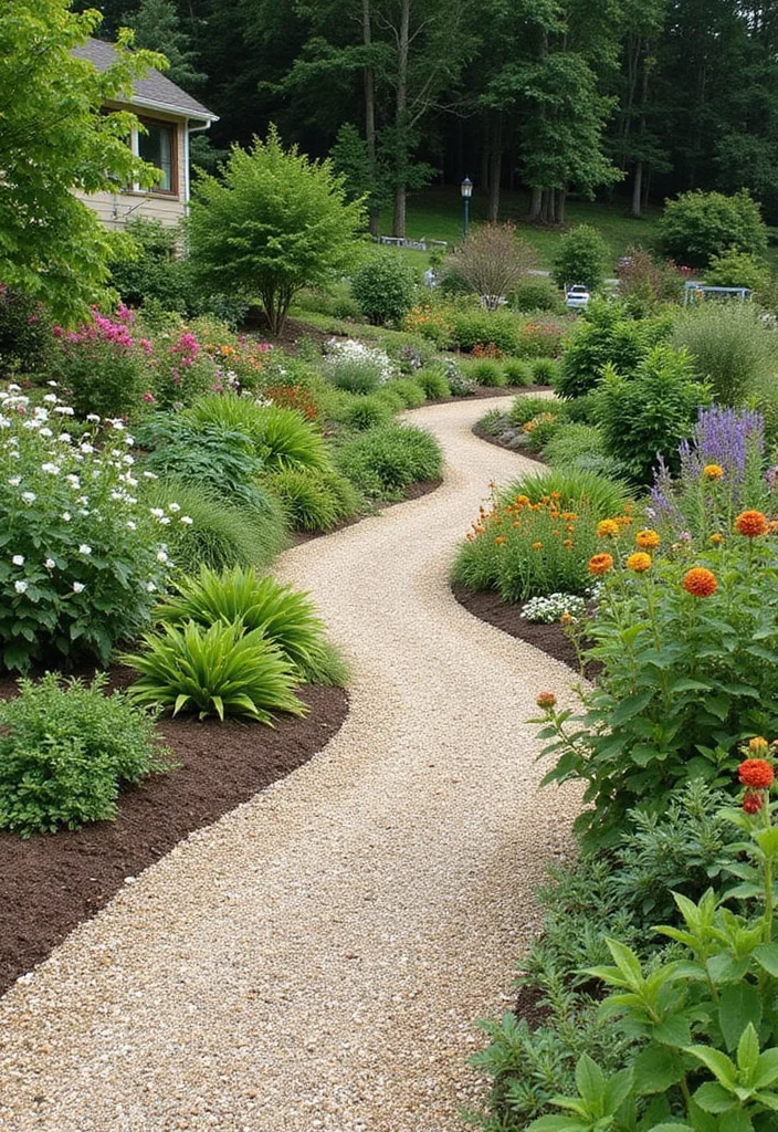 12 Sloped Front Yard Landscaping Ideas for Better Curb Appeal - 5. Pathways and Steps