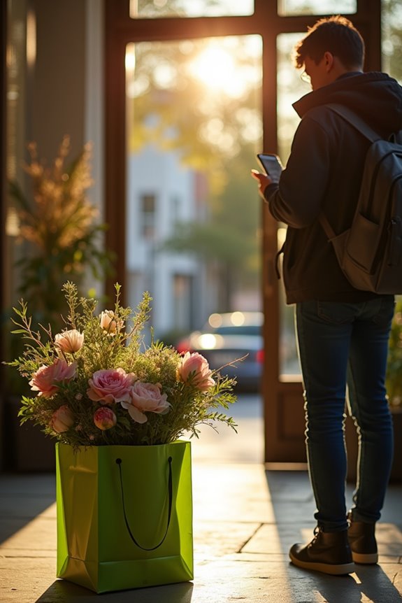How to Have Flowers Delivered in 5 Minutes 3 confirm delivery window and contact
