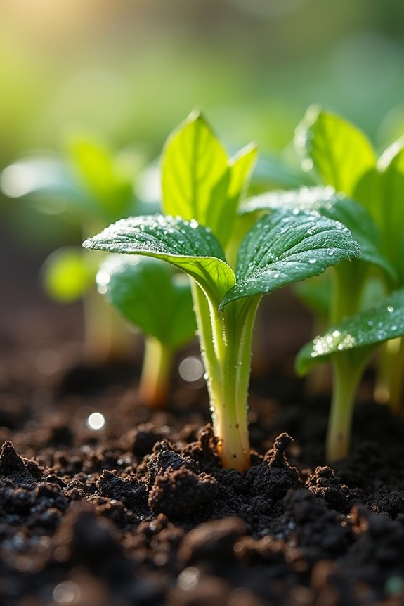 Conditions for Flowers to Grow 10 deep thorough soakings establish roots