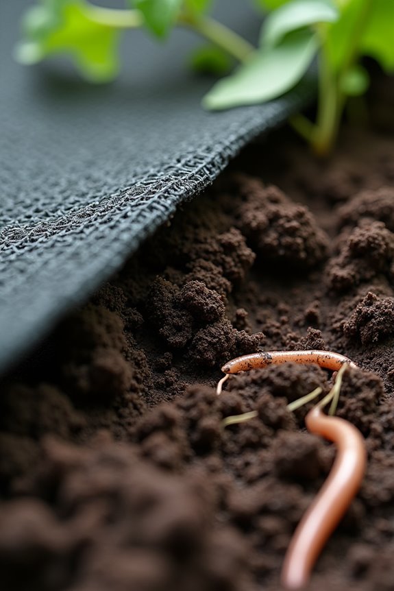 Is Landscape Fabric Bad for Your Garden? 3 fabric chokes soil microbes and earthworms