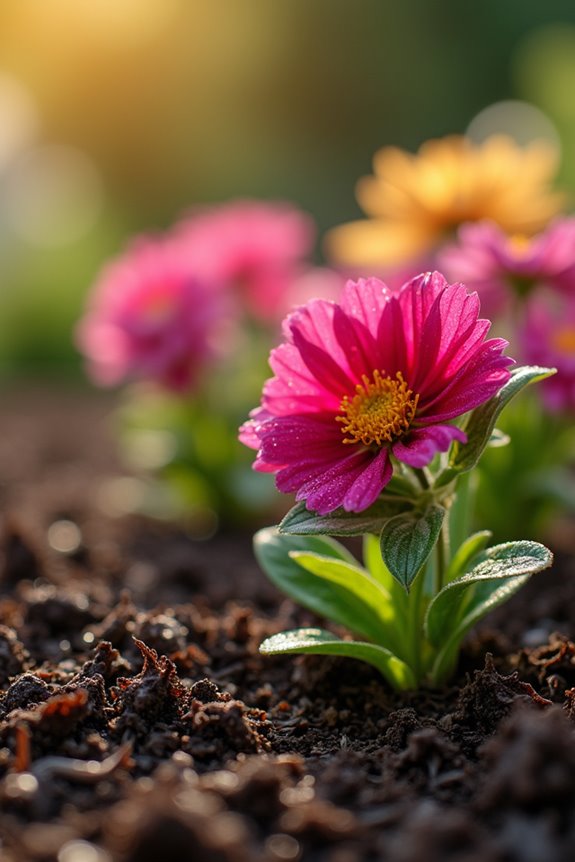 Growing Flowers in Mulch: What You Need to Know 14 fertilizer placement in mulch bgbbd