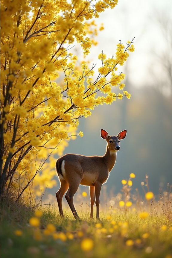 10 Flowers Deer Won't Touch 8 forsythia early blooms deer resistant