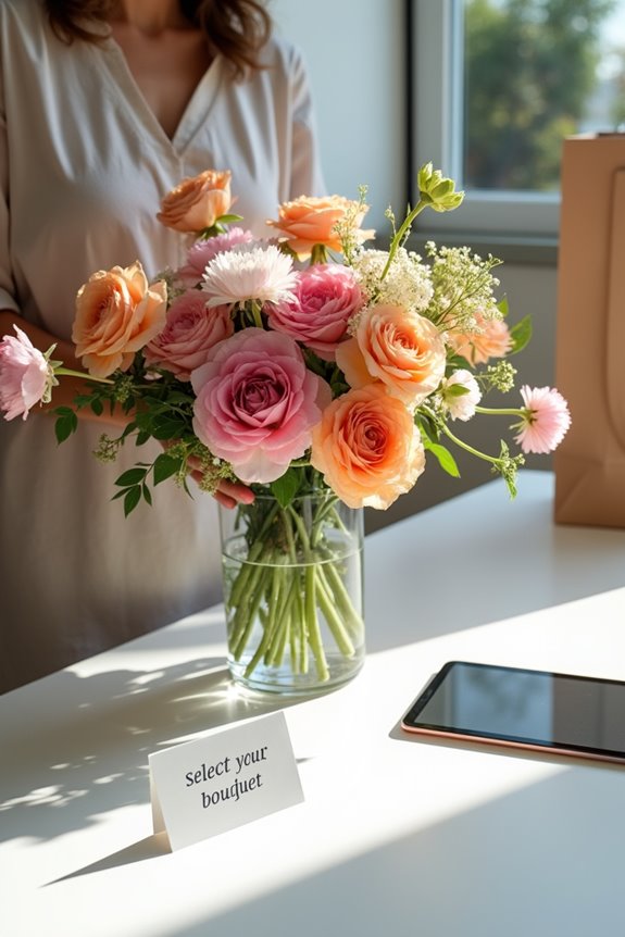 How to Have Flowers Delivered in 5 Minutes 2 fresh flowers hand delivered message