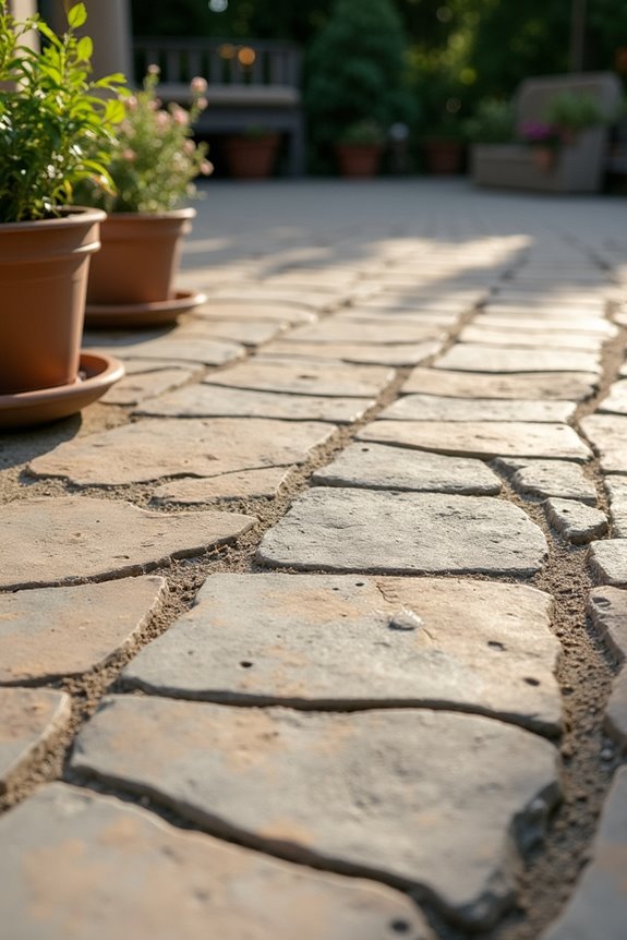 How to Install a Paver Patio in 10 Steps 7 mark clamp cut test fit