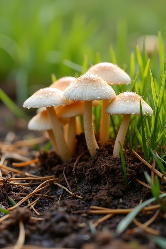 Why Would Mushrooms Grow in My Yard? 2 medic fungi indicate healthy soil