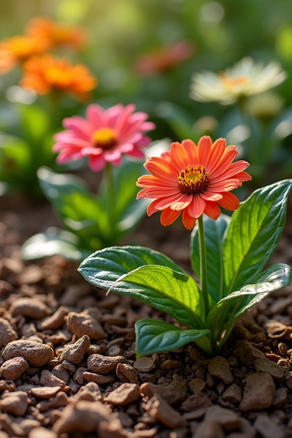 Growing Flowers in Mulch: What You Need to Know 10 mulch free circle around crown