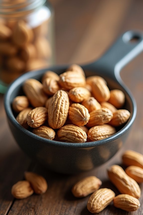 peanuts fiber low sugar nutrients