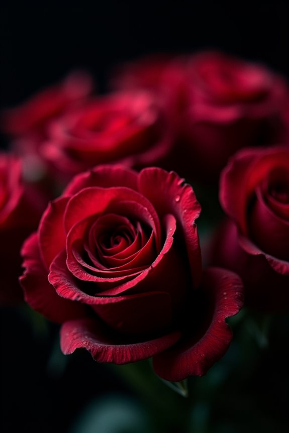 red roses express enduring love and respect
