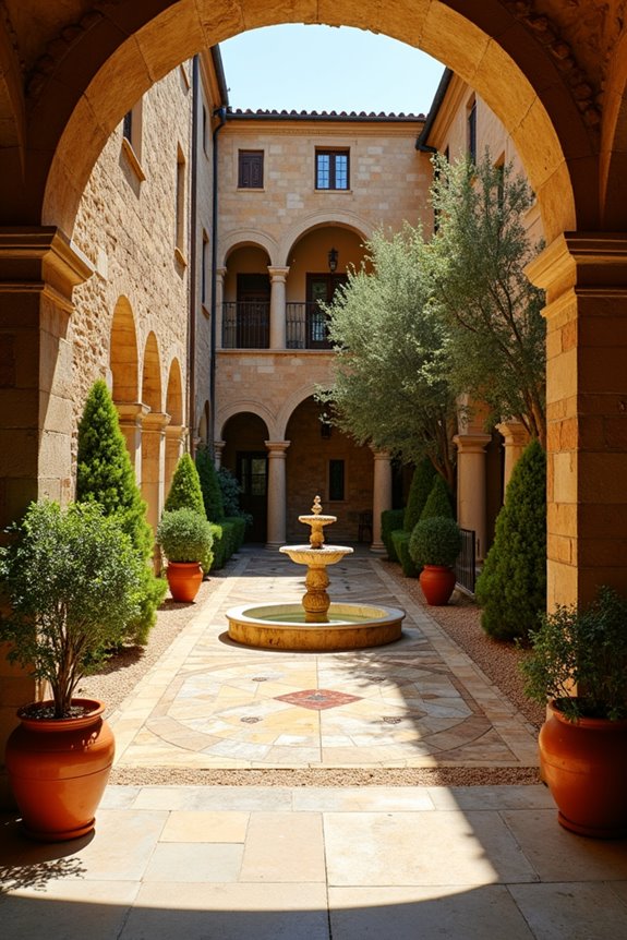 Tracing the Spanish Origins of the Word Patio 4 renaissance patios geometric orderly transitions