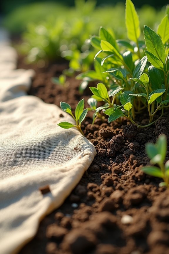 Will Landscape Fabric Kill Weeds? 6 root roots invade fabric barriers