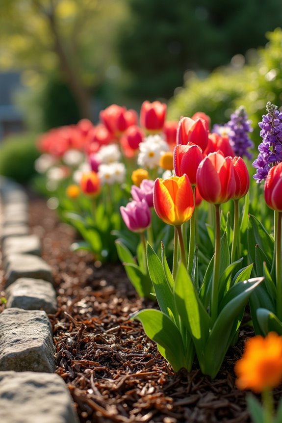 Growing Flowers in Mulch: What You Need to Know 12 spring mulch refresh for 2 3 inch depth
